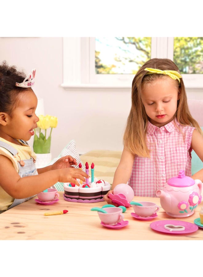 باتات كعكة عيد الميلاد - ملحقات الأطباق والشموع (24 قطعة) - Image 3