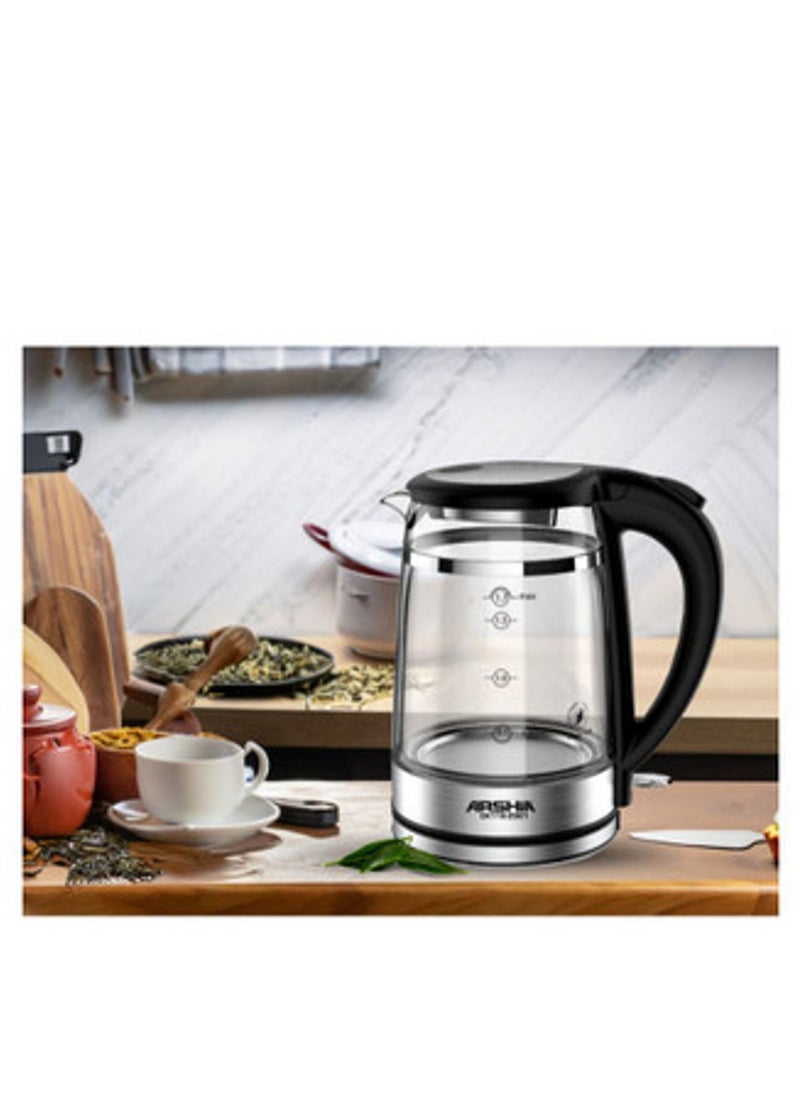 Arshia Premium Glass Kettle 1.7L GK116-2961 - pzsku/ZE0AF4510FEADDED6CC74Z/45/_/1705501672/04fd2666-e43e-4e10-a121-ac345f4a4d03
