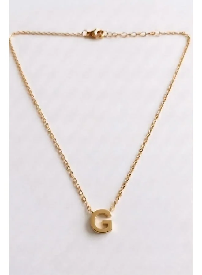Rovaux  Initial G Pendant Necklace for Women | Best Price UAE