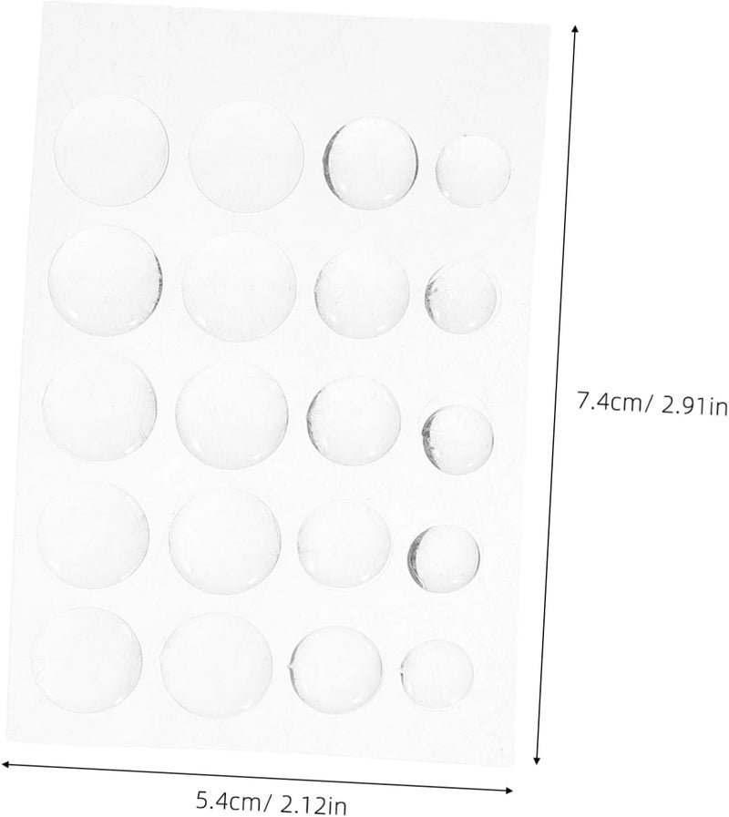 Ciieeo 1 Sheet Steering Button Sticker: Console Button Decoration - Car Interior Accessories - Switch Decals Universal for Vehicles Trucks, 20 Pieces/Sheet - Image 2
