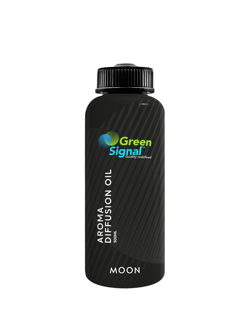 Green Signal Moon – Aromatherapy Diffuser Oil 500ml – Natural & Long-Lasting Fragrance for Home, Office & Spa – Relaxing Scent  - Image 1