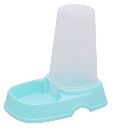 Gravity Feeding Dispenser For Dry Food (2.5 L Capacity)- Teal