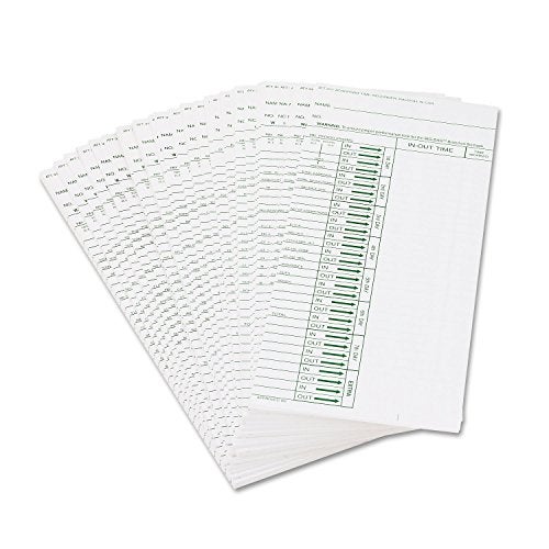 Acroprint 09-6103-080 Time Card for ATT310 Time Recorder, Pack of 200 Time Clock - Image 3