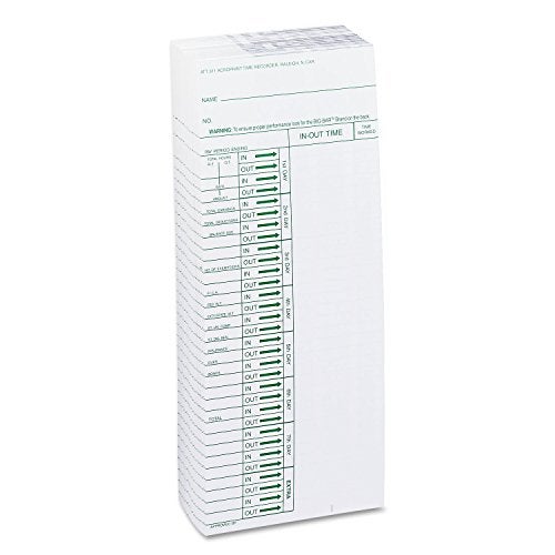Acroprint 09-6103-080 Time Card for ATT310 Time Recorder, Pack of 200 Time Clock - Image 2