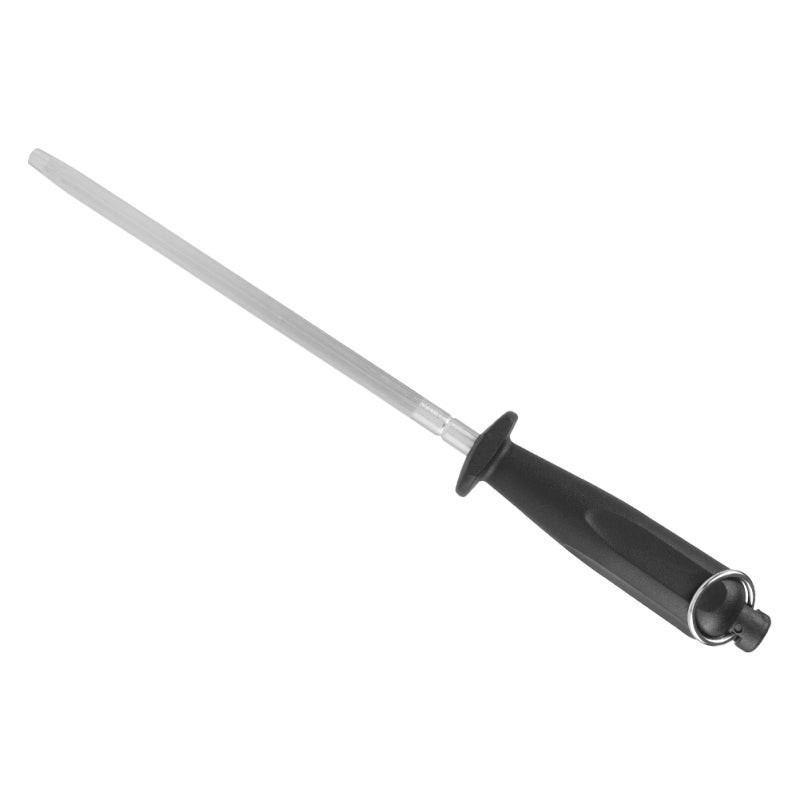 Knife Sharpener Tool Stainless Steel Anti-Skid Ergonomic Handle - Rust-Resistant Sturdy Sharpening Rod for Household Kitchen Daily Knife Sharpening - Image 4