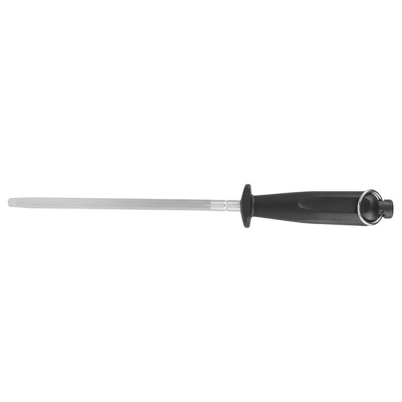 Knife Sharpener Tool Stainless Steel Anti-Skid Ergonomic Handle - Rust-Resistant Sturdy Sharpening Rod for Household Kitchen Daily Knife Sharpening - Image 3