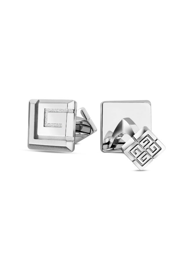 Guy Laroche Leon Silver and Rose Gold Pen and Cufflinks Set Box for Men - Image 3
