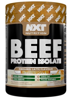 NXT Nutrition Beef Protein Isolate Zero Dairy Caramel Latte 540g 