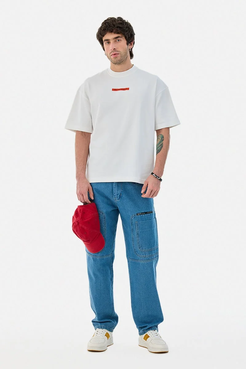 سنيتش Good Vibes Only Oversized T-Shirt