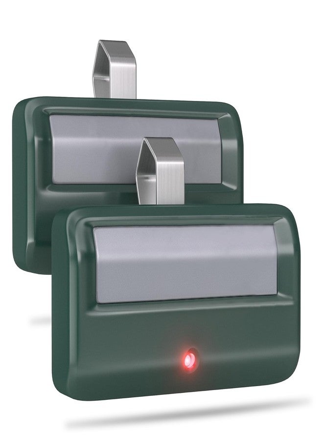 CreaCity 2 for Chamberlain Craftsman Garage Door Opener Remote 891LM 971LM Universal,Green - Image 1