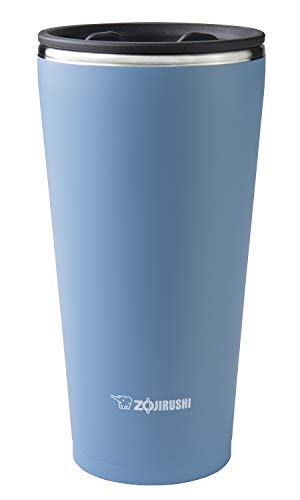 Zojirushi زويوروشي SXFSE45AJ كوب معزول بالفولاذ المقاوم للصدأ 15 أونصة أزرق رمادي - Image 1