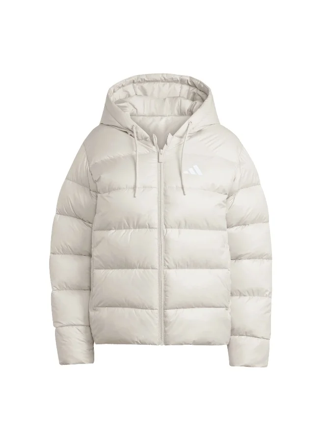 adidas Adidas W Ess Sd P Hd J Beige Jacket (Midweight) Jackets For Women