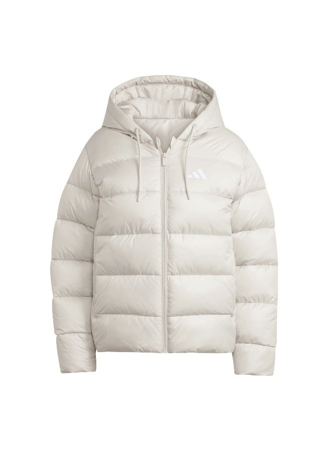 Adidas Essentials Climawarm Synthetic Down Puffer Hooded Jackets - Image 1
