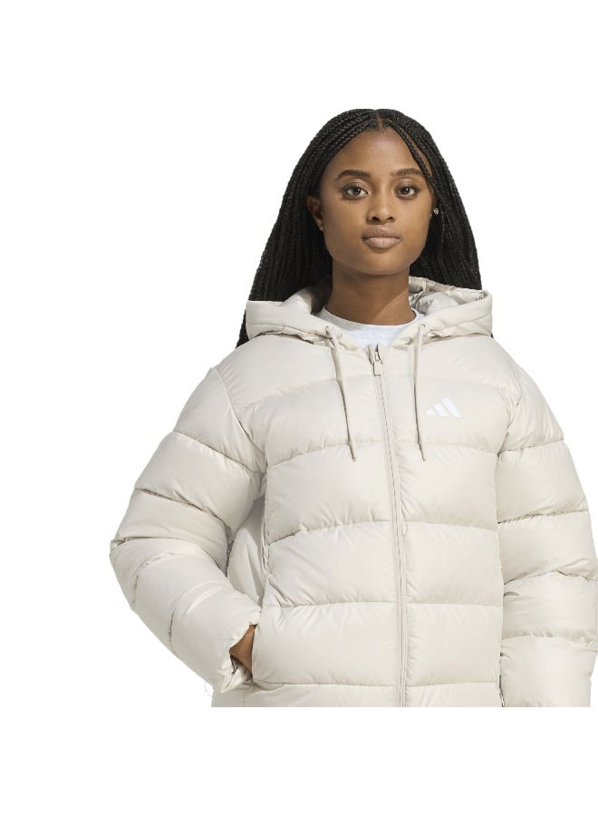 Adidas Essentials Climawarm Synthetic Down Puffer Hooded Jackets - Image 5