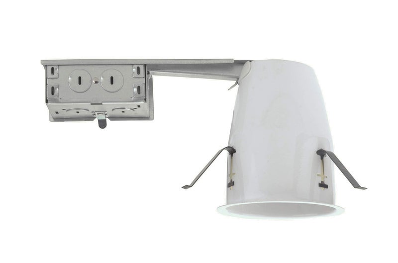 NICOR Lighting 4 inch Remodel Housing, Line voltage, Non-IC (19001AR) , White - Image 5