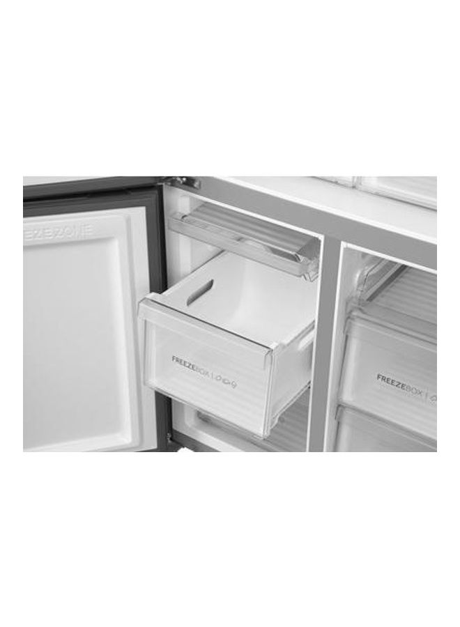 Haier 4-Door Refrigerator 14.9Cu.ft, Freezer 5.7Cu.ft, Twin Inverter HRF-700BG Black - Image 5
