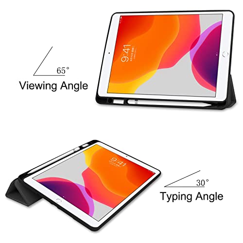 ProElite Smart Case for iPad 10.2 inch 2021 9th/8th/7th Gen [Auto Sleep/Wake Cover] [Pencil Holder] [Soft Flexible Case] Recoil Series - Ocean Blue - Image 2