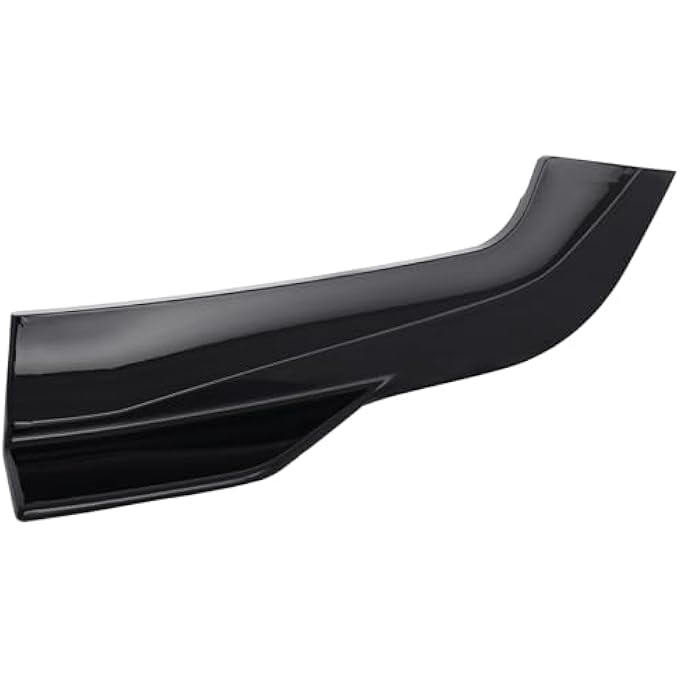 KARPAL Rear Bumper Lip Diffuser Fit for 2015-2018 BMW F15 X5 M Sport 3PC Set ABS Gloss Black - Image 4
