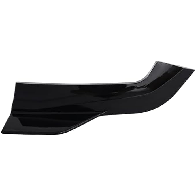 KARPAL Rear Bumper Lip Diffuser Fit for 2015-2018 BMW F15 X5 M Sport 3PC Set ABS Gloss Black - Image 5