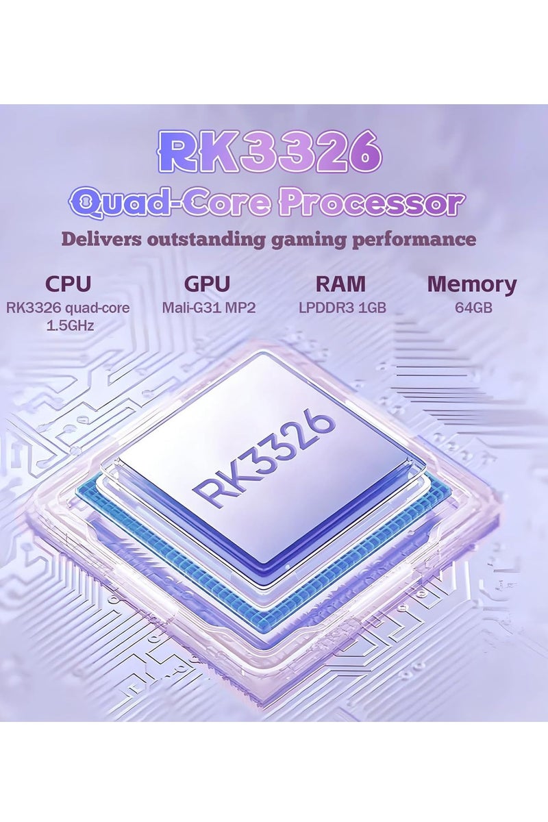 G350 Retro Handheld Game Console,Built-in 4000+ Games,20 Emulators,High-Fidelity Speaker,3200mAh Battery,3.5'' IPS Screen Linux System Portable PINK - Image 5