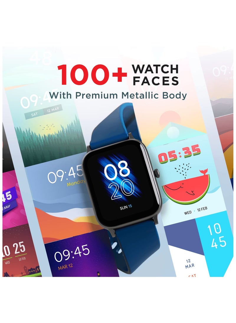 boAt Xtend Pro Smart Watch w/Advanced Dedicated Bluetooth Calling Chip, Coins,Dial Pad, 1.78 AMOLED Display,ASAP (Fast) Charge,700+ Active Modes,Health Ecosystem(Deep Blue)