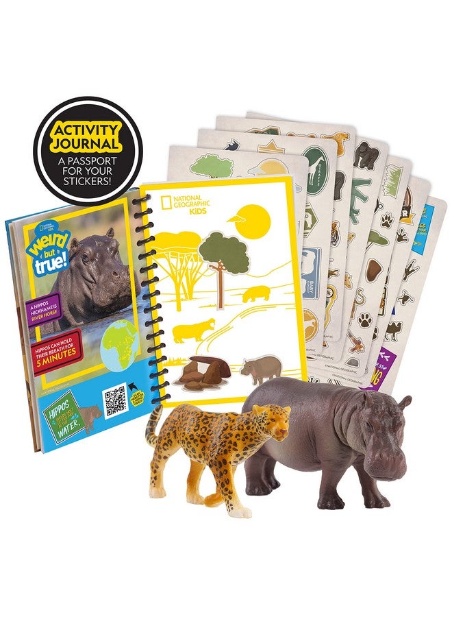 NATIONAL GEOGRAPHIC National Geographic Kids Activity Journal Set Includes Realistic Animal Toy Figures, Level 1 Reading Fact Book, Packaging from Recycled Material, Kids Toys for Ages 3 Up, Amazon Exclusive  - Image 4