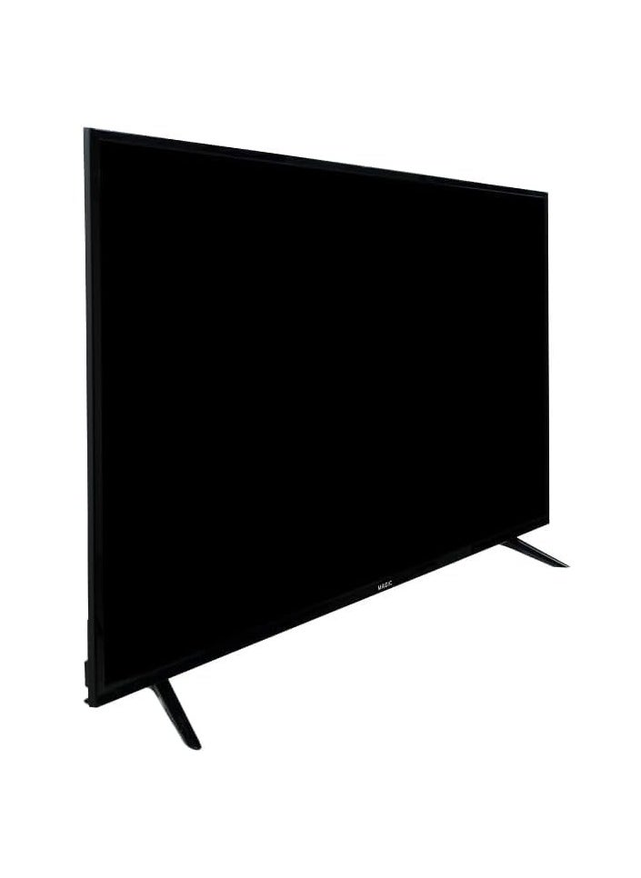 Magic - 50 Inch | Frameless | Break-Resistant | Full HD | Smart LED TV | Built-in DVB-T2/S2 Receiver | Android 14 | Multilanguage OSD | WiFi | Shahid | Netflix | Amazon Prime | YouTube | Free Wall Mount | MG50V030FSBT2B-14 | Magic World - Image 1