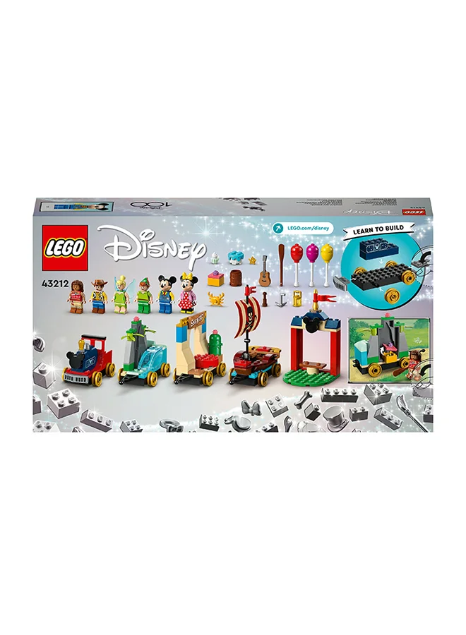 LEGO Disney: Disney Celebration Train 43212 Building Toy Set; Disney’s 100th Anniversary Set with Characters Children Know and Love; Makes a Fun Birthday Gift for Kids and Fans Aged 4 and up (200 Pieces)