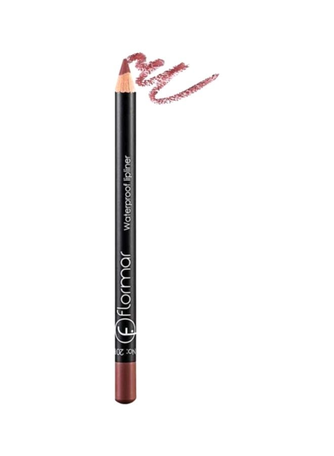 flormar Waterproof Lipliner Pencil 222 Crimson Brown - Image 3