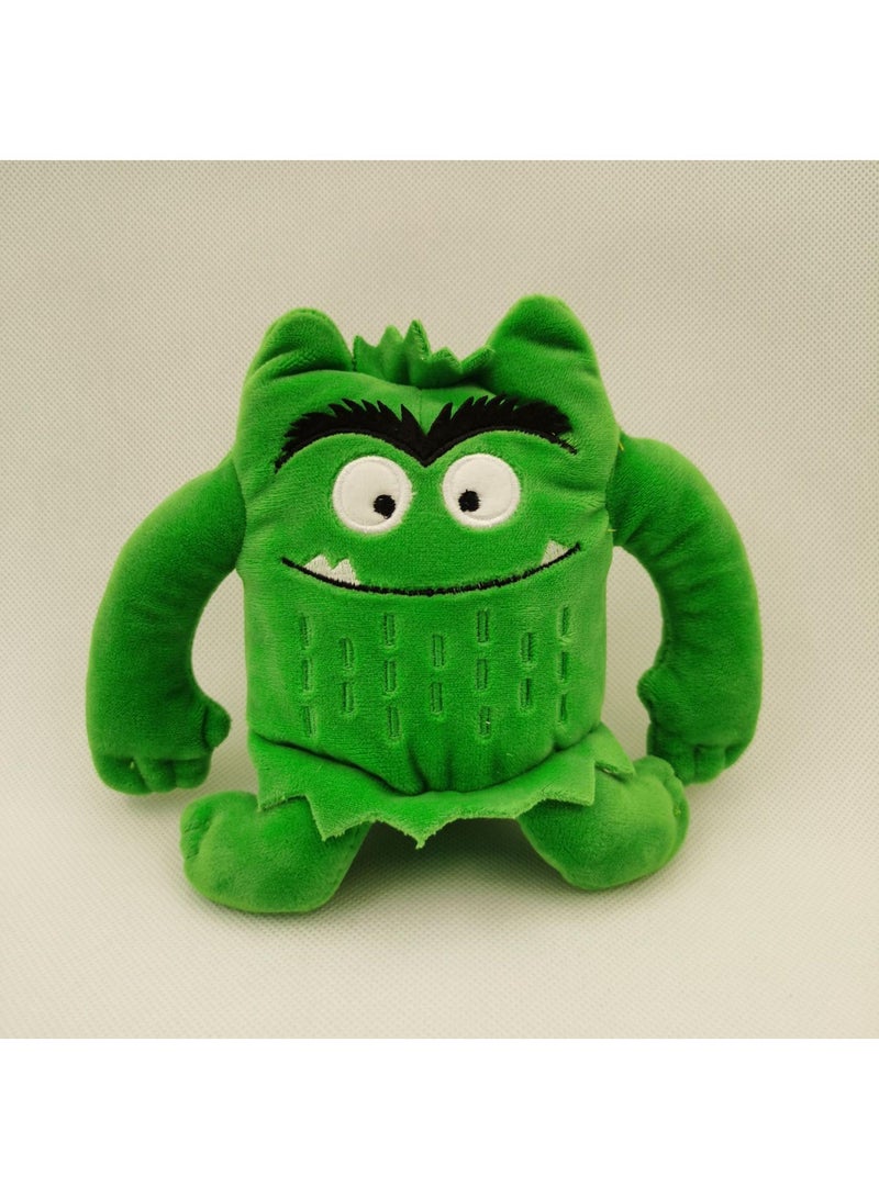 Cute Expression Doll Little Monster Plush Toy Green 13Cm - Image 3
