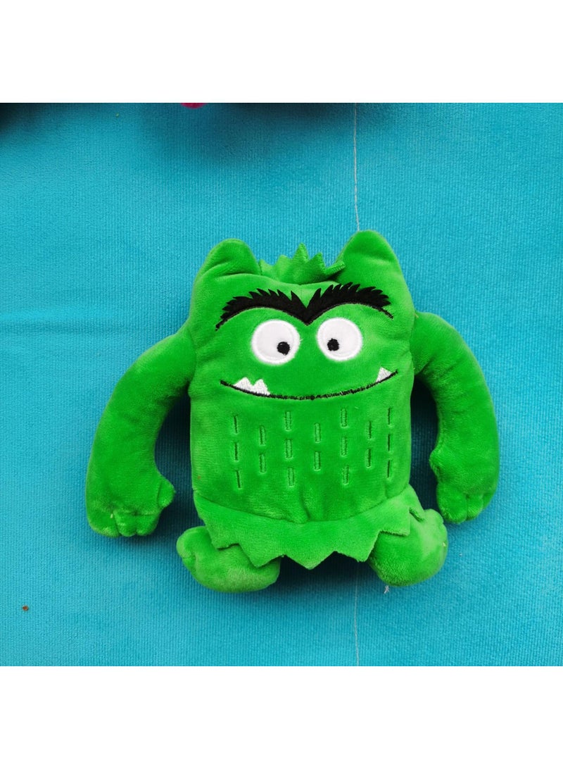 Cute Expression Doll Little Monster Plush Toy Green 13Cm - Image 4