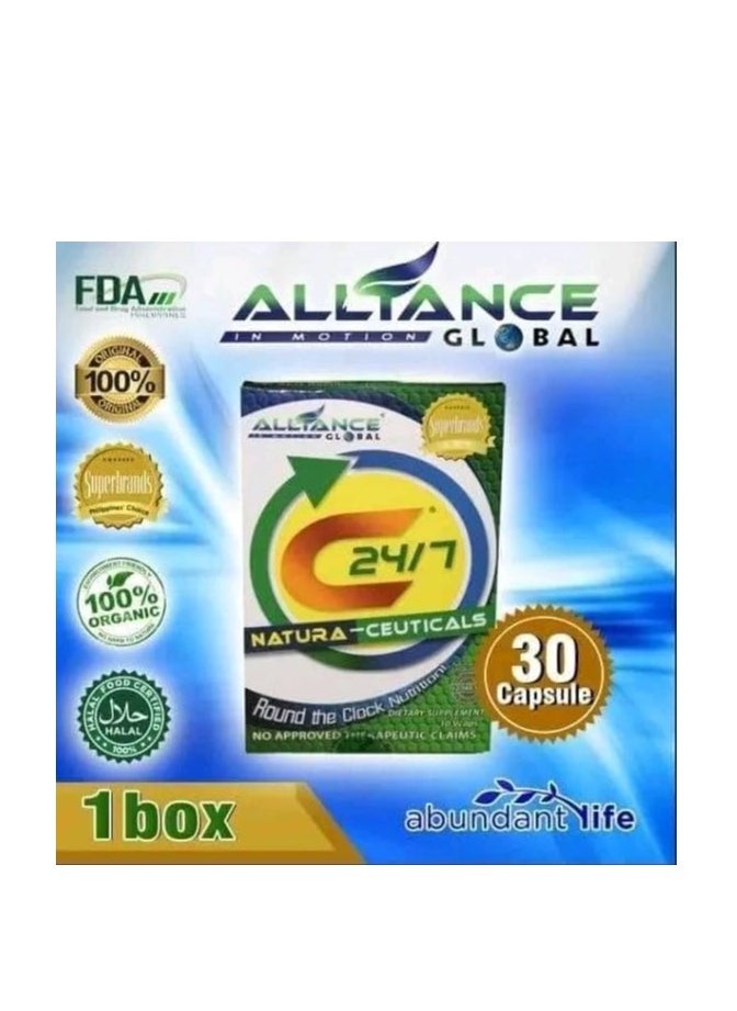 Alliance - Alliance Global C24/7 Natura-ceuticals 30caps - Image 1