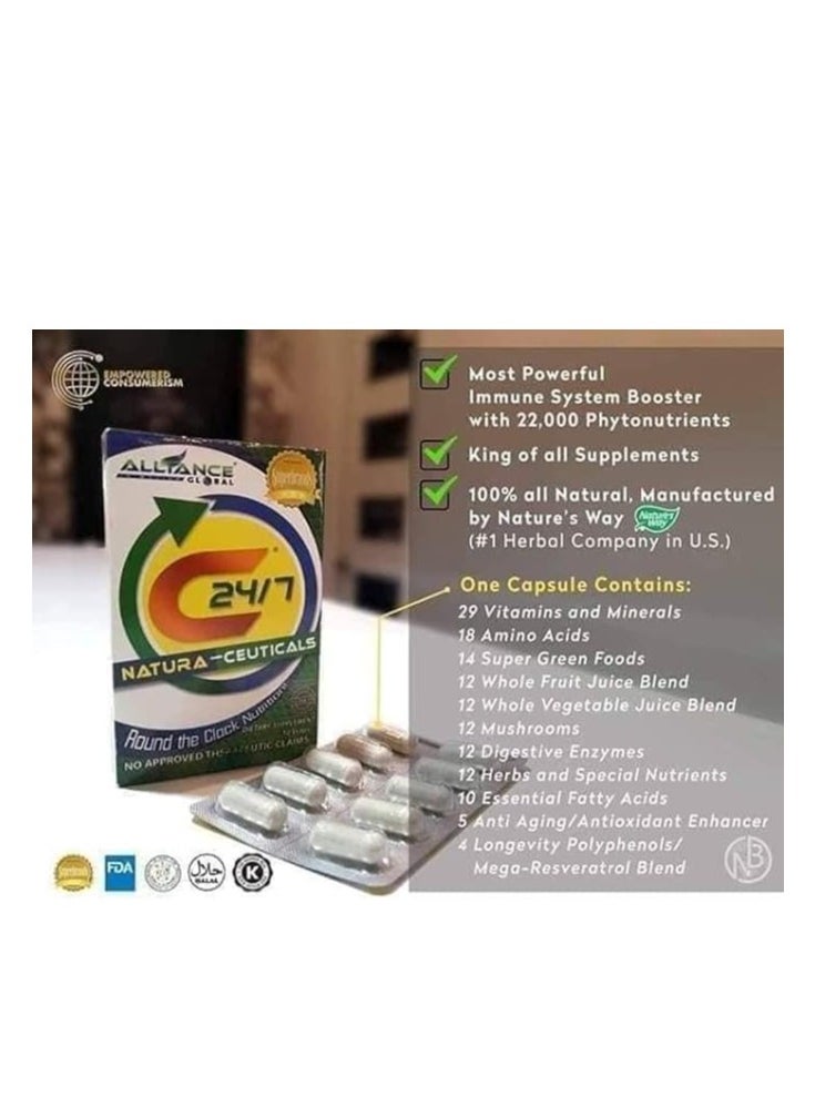 Alliance - Alliance Global C24/7 Natura-ceuticals 30caps - Image 1