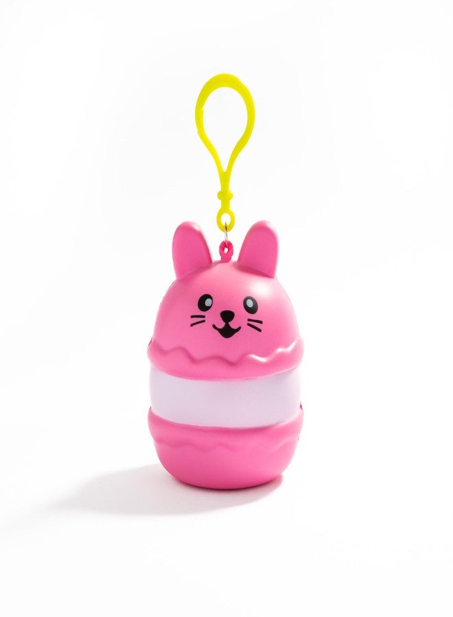 Cool Things Corp Easter Slow Rebound Squishy Keychain Toys for Kids, Soft Squeeze Stress Relief Squish Toy Clips in Cute Animal Designs, Sensory Fidget Toys for Party Favors, Basket Stuffers & Non-Candy Easter Gifts - Image 3