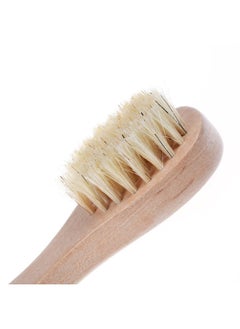 37YIMU Face Cleansing Brush for Facial Exfoliation, Natural Bristles Brush For Dry Brushing - Set of 3 Pack Wooden Handle Skin Cleaning Scrubbers for Men and Women  - Image 5