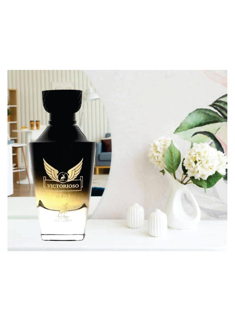 MAISON ALHAMBRA Victorioso Nero EDP For Men 100ml  - Image 4