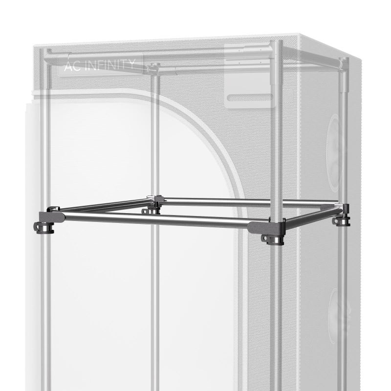 AC Infinity Heavy-Duty Grow Tent Mounting Bars 2x2', High Airflow CFM Kit Prevents Walls from Sucking in, Trellis and Supplemental Lights Mounting for All 2x2 Indoor Grow Tents - Image 1