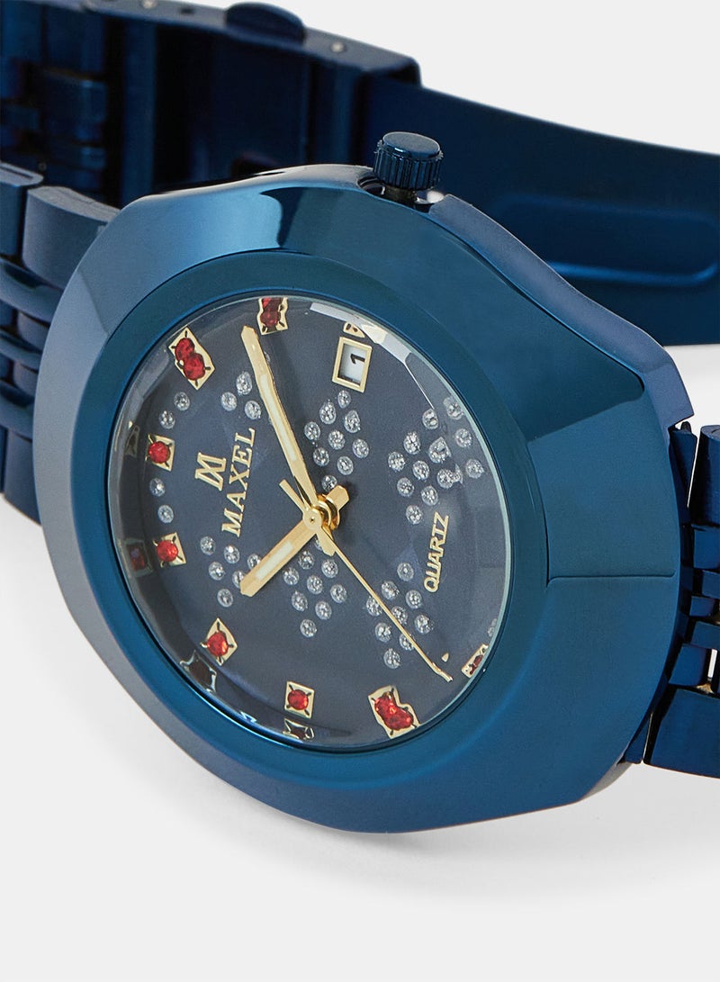 Maxel Men's Diastar Heritage Premium Analog Wrist Watch MX584 - 38mm - Image 3