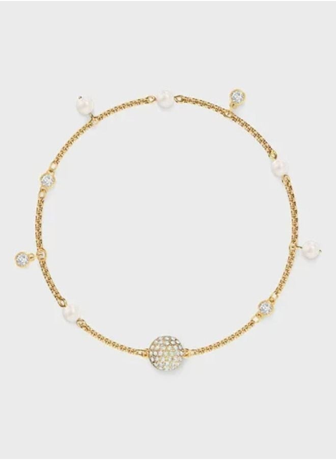 Chomel - Remix Collection Delicate Pearl Strand Bracelet - Image 1