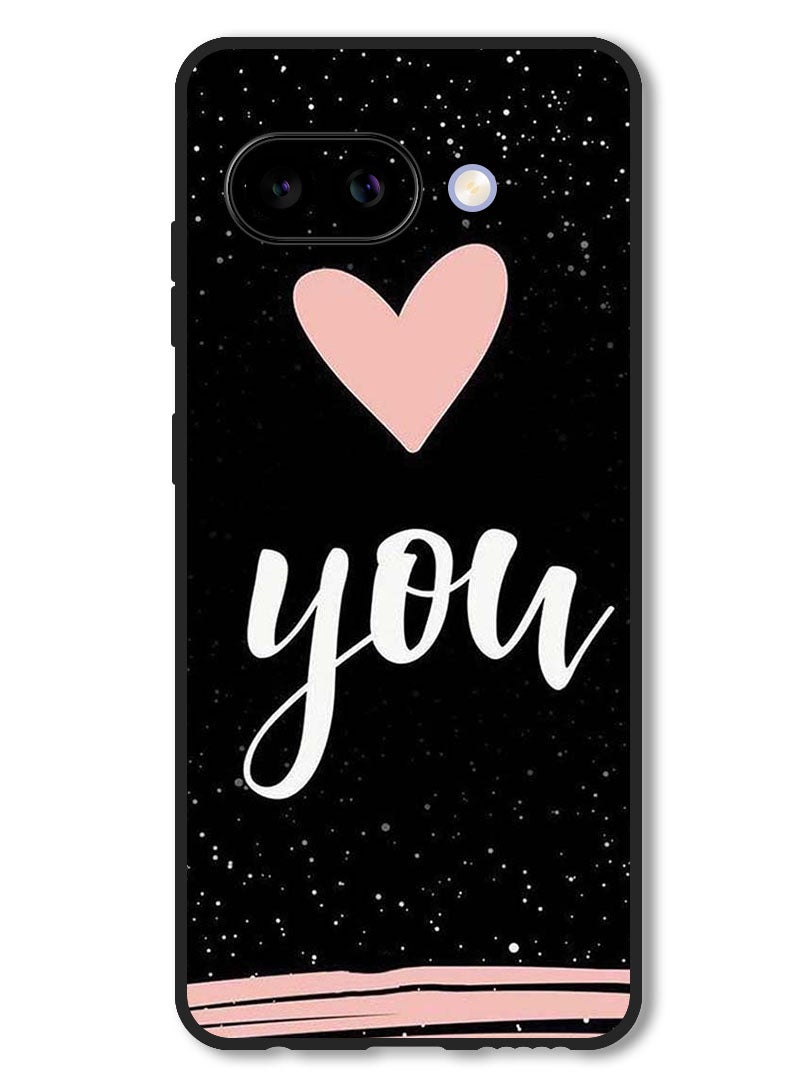 Theodor Case Compatible with Google Pixel 9A Protection Shockproof Bumper Cover You  Heart - Image 1