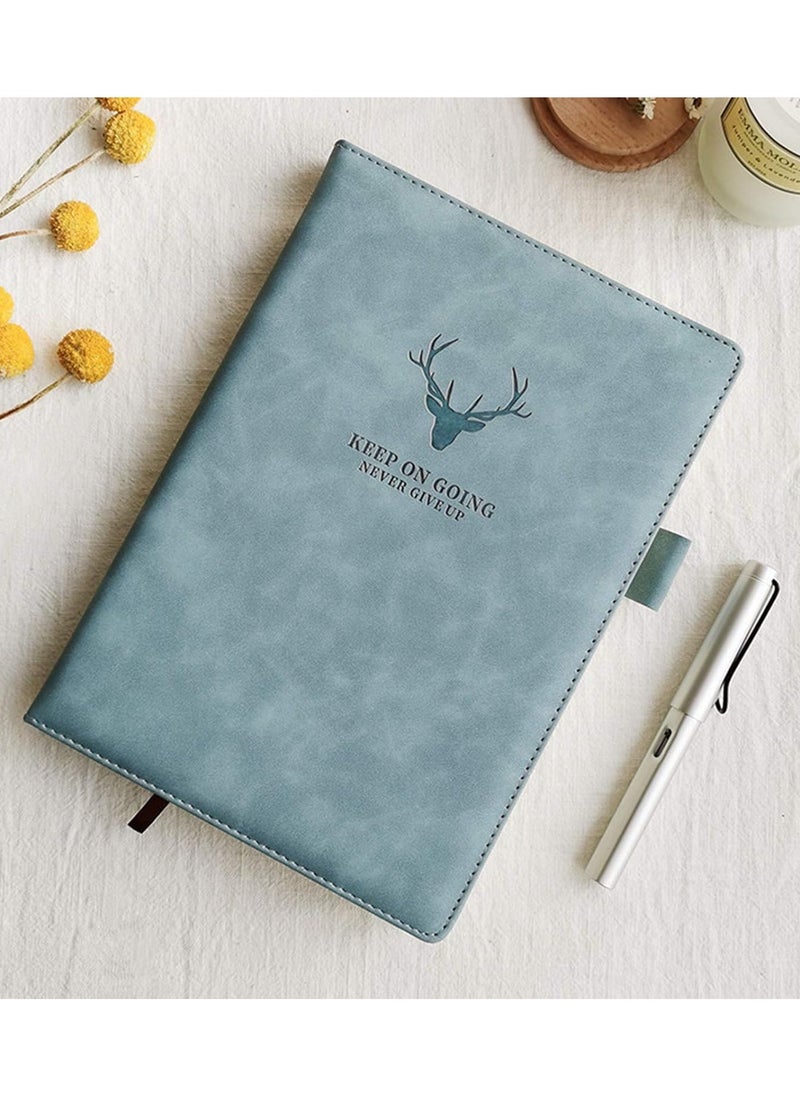 Mmmon A5 Notebook Journal,Hardcover Executive Notebooks with Premium Thick Paper,College Lined Journal, 8.3"×5.8",360 Page,Notebook For Office Home School Business Writing Note Taking(Light Blue)  - Image 1