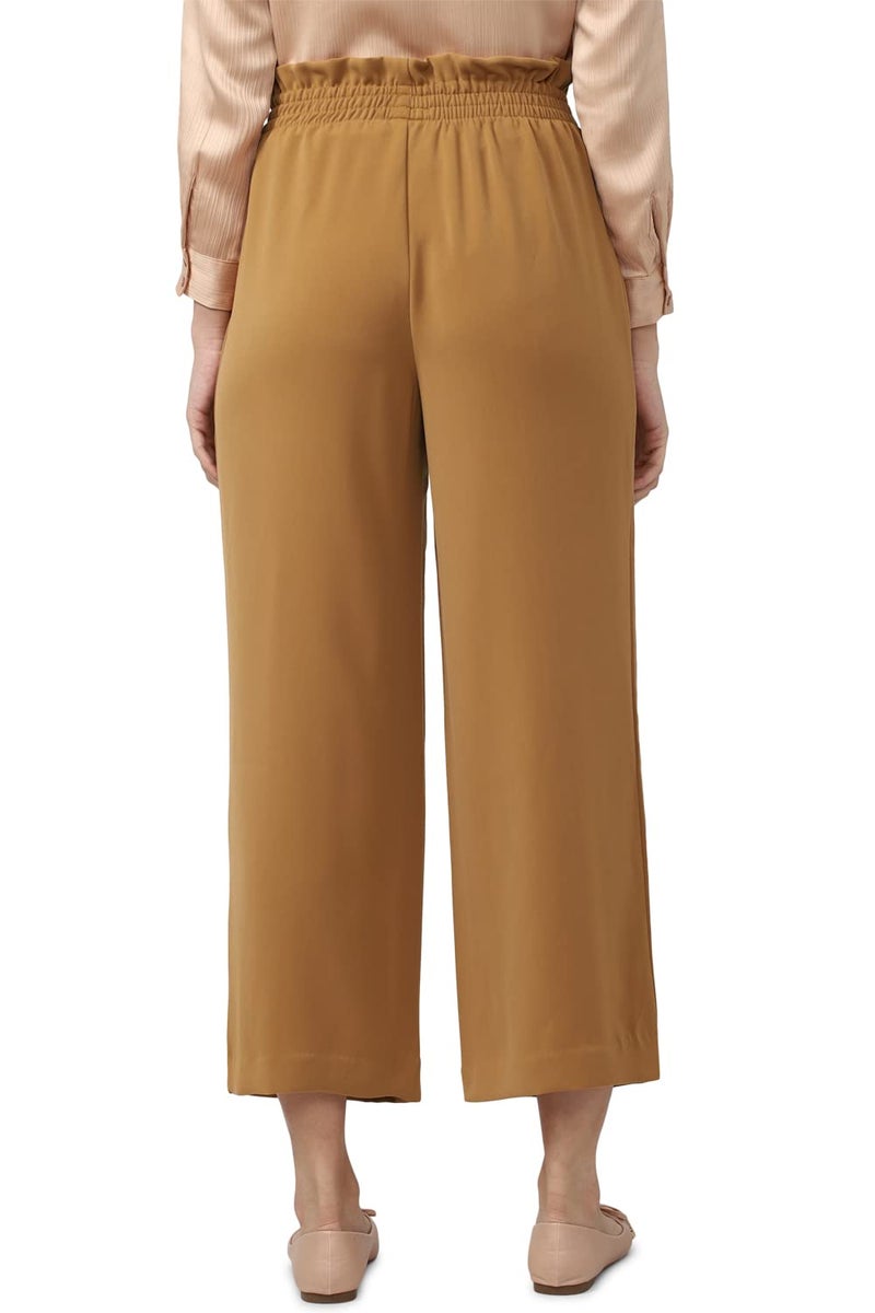 Van Heusen Women Women's Regular Pants (VWTFFRGPR41563_Yellow Ochre_32) - Image 3