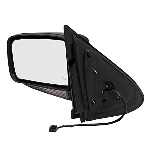 Brock Replacement Driver Side Power Mirror Paint to Match Black with Heat, Signal, Memory, Puddle Light and Power Folding Compatible with 2005-2006 Expedition & 2003-2006 Navigator - Image 2