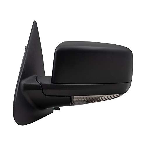 Brock Replacement Driver Side Power Mirror Paint to Match Black with Heat, Signal, Memory, Puddle Light and Power Folding Compatible with 2005-2006 Expedition & 2003-2006 Navigator - Image 3