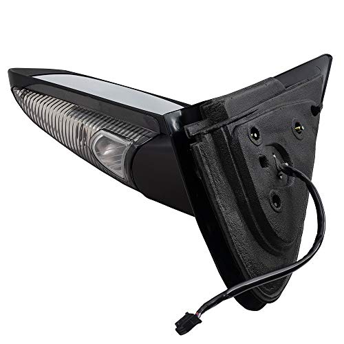 Brock Replacement Driver Side Power Mirror Paint to Match Black with Heat, Signal, Memory, Puddle Light and Power Folding Compatible with 2005-2006 Expedition & 2003-2006 Navigator - Image 5
