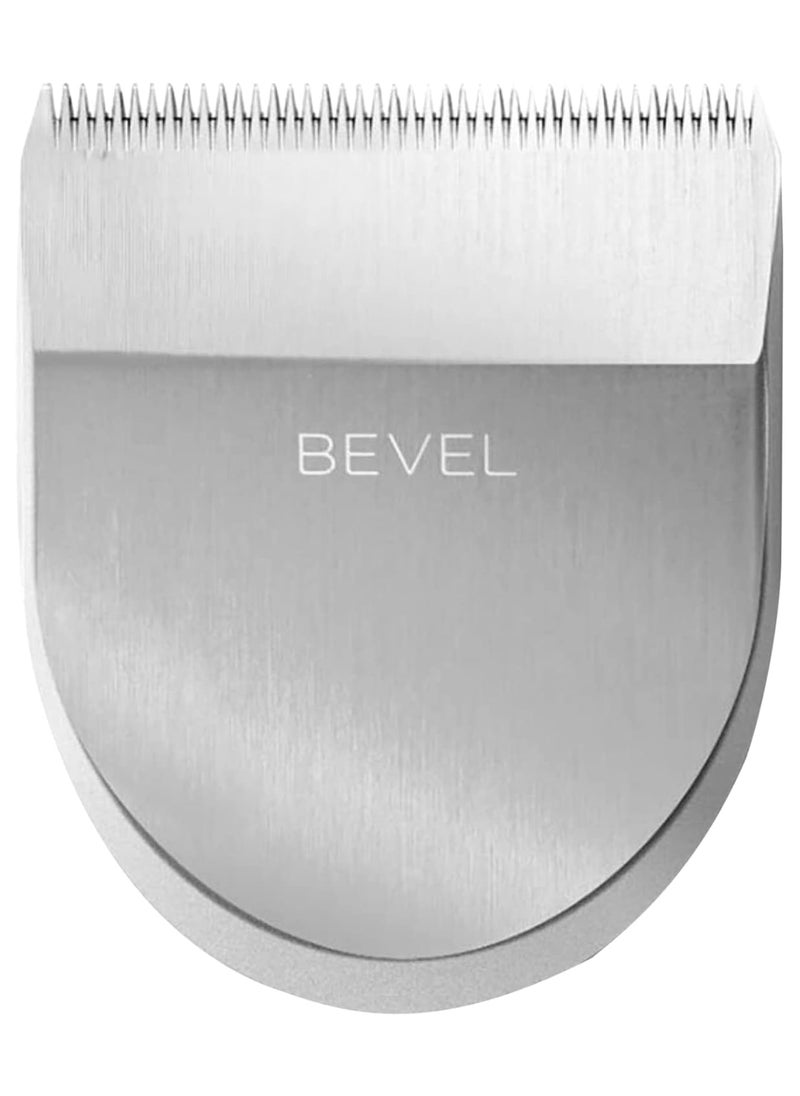 Bevel - Bevel Square Trimmer Blade Attachment - Compatible with Bevel Trimmer Only, Beard Trimmer for Men, Mustache Trimmer, Cordless Face, Neck and Body Hair Trimmer Attachment Head - Silver, 1 Count - Image 1