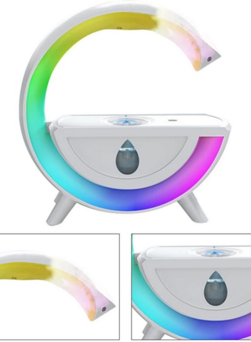 SKEIDO 350ml Anti-gravity Air Humidifier Diffuser Creative Aromatherapy Water Droplet RGB Table Lamp Night Light for Office Bedroom - Image 2