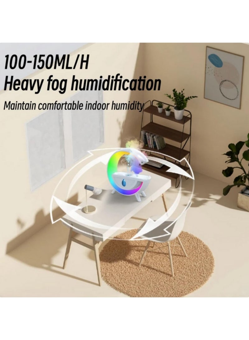 SKEIDO 350ml Anti-gravity Air Humidifier Diffuser Creative Aromatherapy Water Droplet RGB Table Lamp Night Light for Office Bedroom - Image 5
