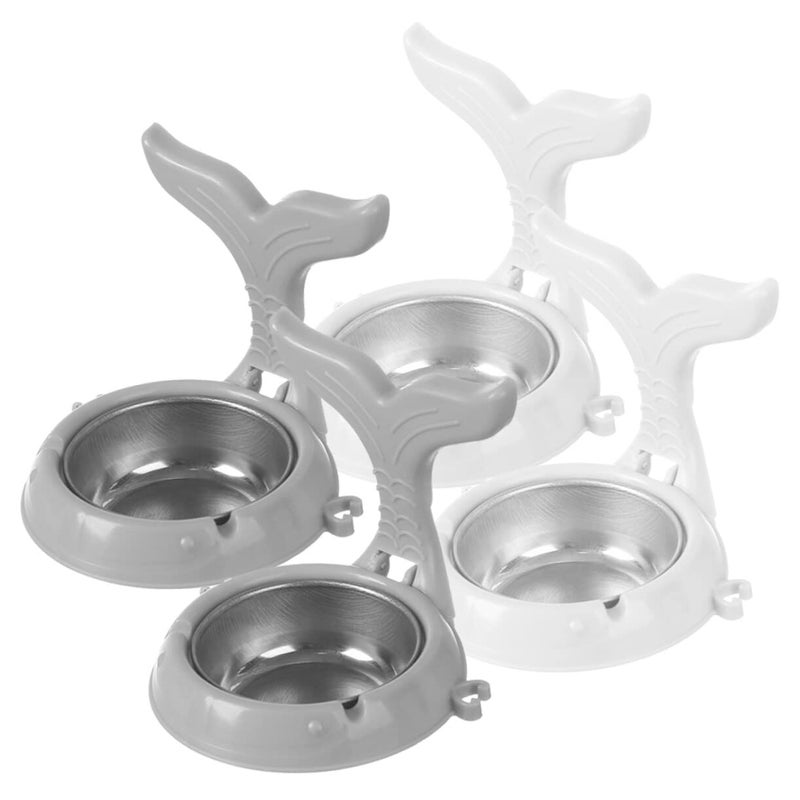 Self Adhesive Wall Mounted Ashtray 4 Pack Space Saving Design For Home Office Bathroom Outdoor Easy Installation No Tools Required - Image 2