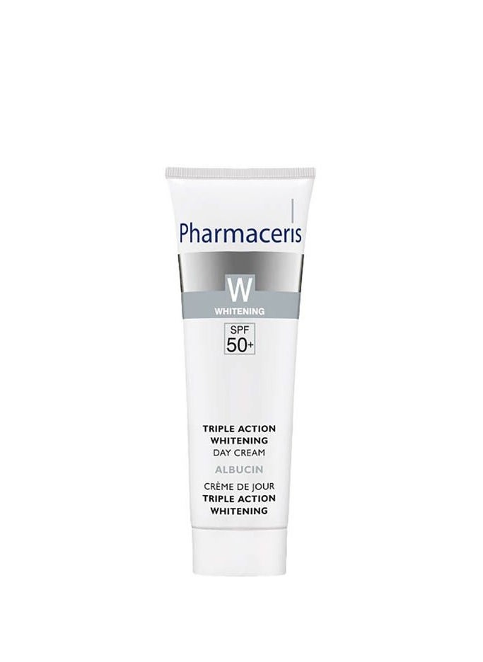 Pharmaceris - Pharmaceris W Albucin Skin Whitening (SPF 50+) Day Cream 30 ml - Image 1